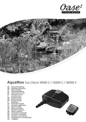 Oase AquaMax Eco Classic 9000 C Notice D'emploi