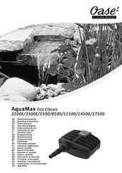 Oase AquaMax Eco Classic 11500E Notice D'emploi