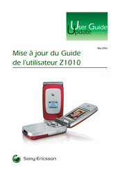 Sony Ericsson Z1010 Guide De L'utilisateur