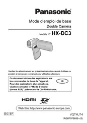 Panasonic HX-DC3 Mode D'emploi De Base