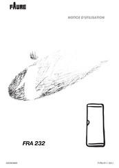 FAURE FRA 232 Notice D'utilisation