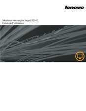 Lenovo LI2342wA Guide De L'utilisateur