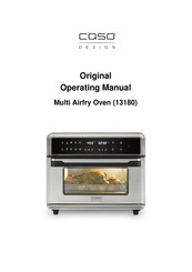 CASO DESIGN Multi Airfry Oven Manuel D'utilisation Original