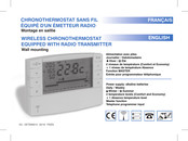 Perry Electric 1TX CRTX Série Mode D'emploi