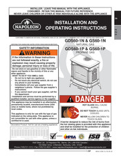 Napoleon Knightsbridge GDS60-1N Instructions D'installation Et D'opération