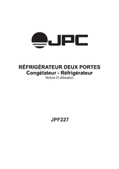 JPC JPF227 Mode D'emploi