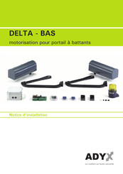 ADYX DELTA-BAS Notice D'installation