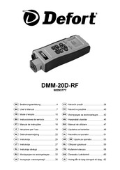 Defort 98293777 Mode D'emploi