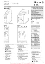 Moeller EMR4-N500 Série Instructions De Montage