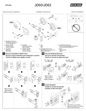 Schlage JD60 Notice D'installation