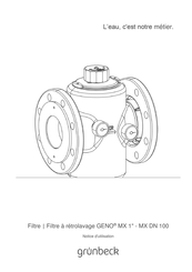 Grunbeck GENO MX1 Notice D'utilisation