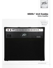 Peavey 6505+ 112 Combo Mode D'emploi