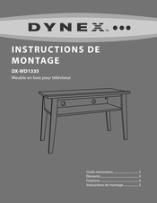 Dynex DX-WD1335 Instructions De Montage