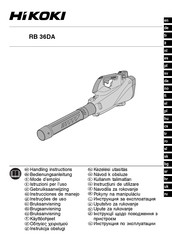 HIKOKI RB 36DA Mode D'emploi