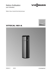 Viessmann VITOCAL 160-A Notice D'utilisation