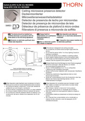 Thorn SwitchLite MRE SLDM ADJ 96239855 Mode D'emploi