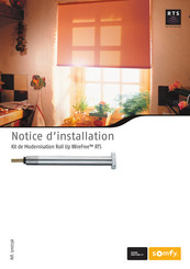SOMFY Roll Up WireFree RTS Notice D'installation
