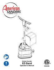 Amano American Sanders EZ-Sand Manuel D'utilisation