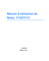 Nokia 1110i Manuel D'utilisation