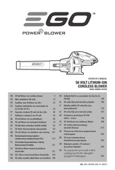 Ego Power+ LB5750E Manuel De L'opérateur