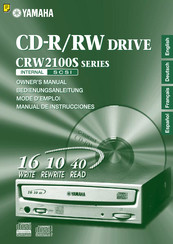 Yamaha CRW2100S Série Mode D'emploi