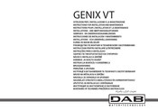 DAB GENIX VT Instructions Pour L'installation Et La Maintenance