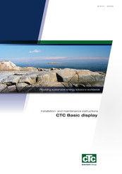 CTC Basic display Instructions D'installation Et D'entretien
