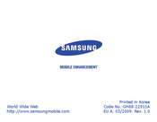 Samsung WEP470 Mode D'emploi
