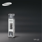 Samsung YP-U2 Mode D'emploi