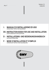 GMV OPER02 Mode D'installation Et D'emploi