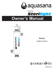 Sterilight aquasana SC410-A Manuel D'utilisation