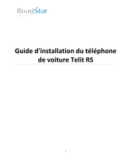 Roadstar Telit RS Guide D'installation