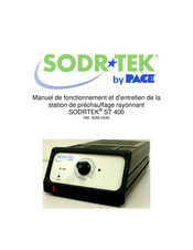 Pace SODRTEK ST 400 Manuel De Fonctionnement Et D'entretien