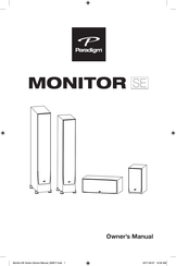 Paradigm Monitor SE Série Manuel D'utilisateur