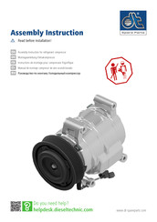 DIESEL TECHNIC DB9170 Instructions De Montage