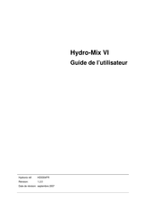 Hydronix Hydro-Mix VI Guide De L'utilisateur