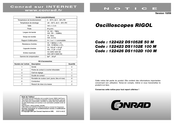 Rigol 122422 DS1052E 50 M Notice D'utilisation