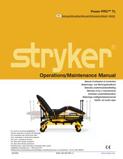 Stryker 6550 Manuel D'utilisation Et D'entretien