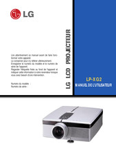 LG LP-XG2 Manuel De L'utilisateur