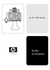 HP fax 1020 Série Mode D'emploi