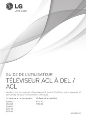 LG 42SL90 Guide De L'utilisateur