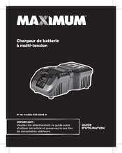 Maximum 054-3204-0 Guide D'utilisation