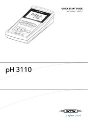 Xylem WTW pH 3110 Guide De Démarrage Rapide