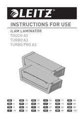 LEITZ i-Lam Touch A3 Turbo Mode D'emploi