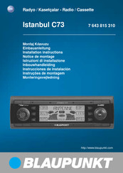 Blaupunkt Istanbul C73 Notice De Montage