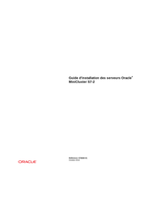 Oracle MiniCluster S7-2 Mode D'emploi