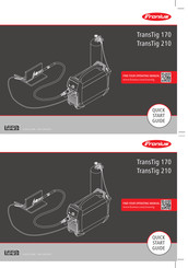 Fronius TransTig 210 Mode D'emploi