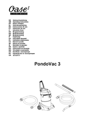 Oase Pondovac 3 Mode D'emploi