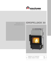 EdilKamin IDROPELLBOX 30 Installation, Utilisation Et Entretien