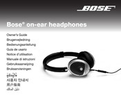 Bose on-ear headphones Notice D'utilisation